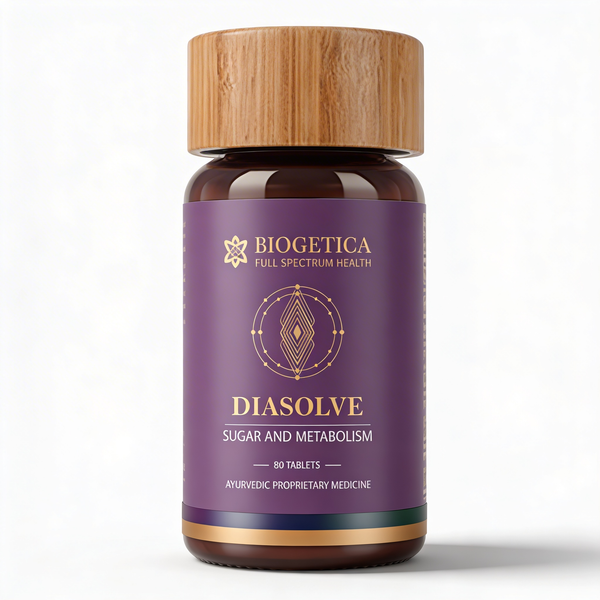 Biogetica Diasolve - Sugar and Metabolism Support - 80 Tablets