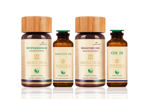Freedom Immune Support kit with OM28 Immunity Cm, Ashwagandha, Reginmune and Tinospora
