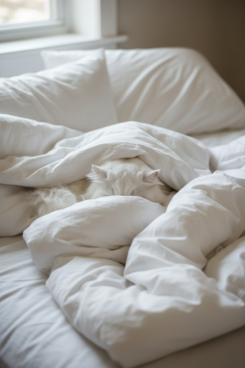 Chronic Stress - Cat Sleeping