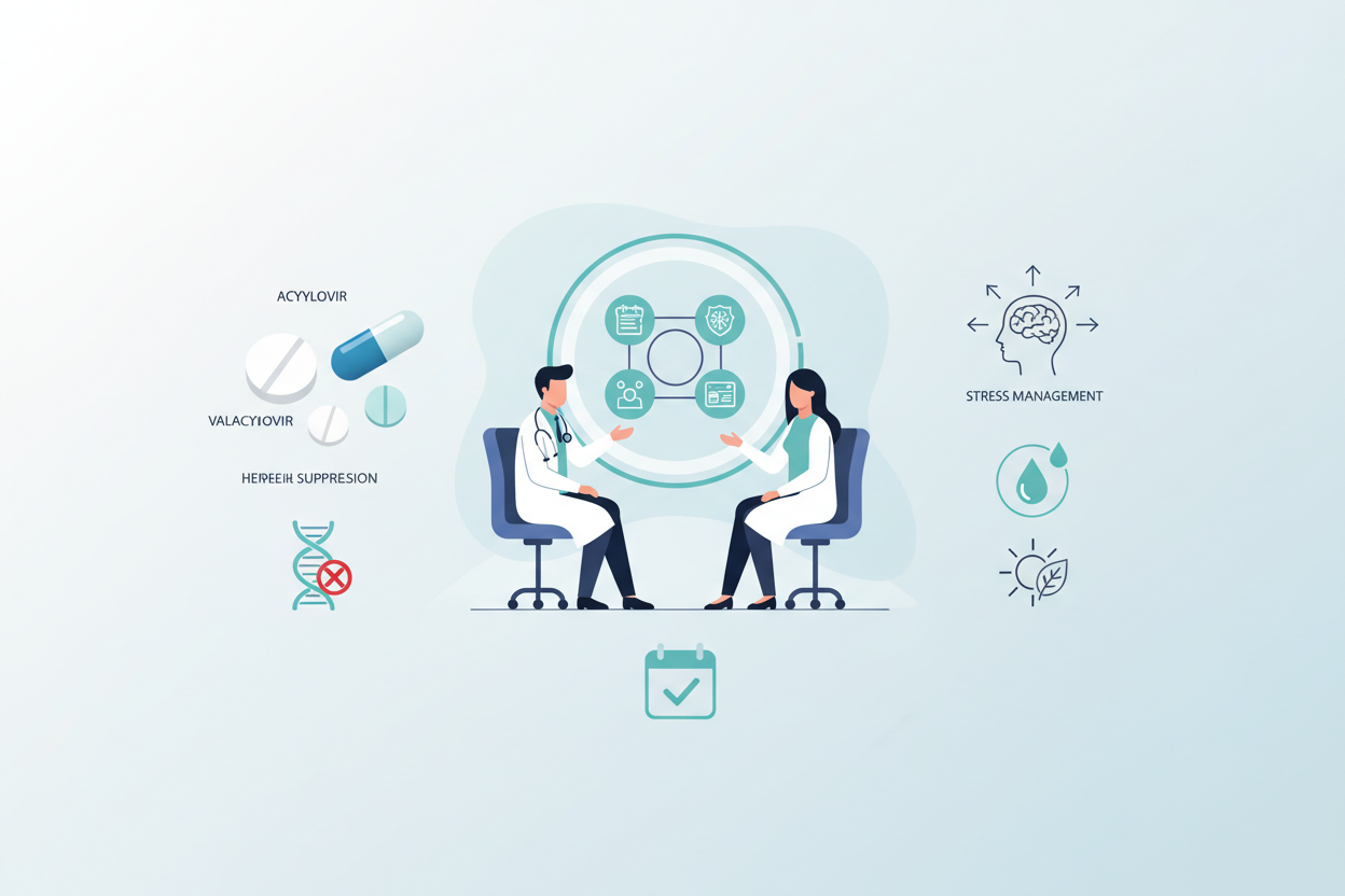 Conventional Medicine Overview Illustration