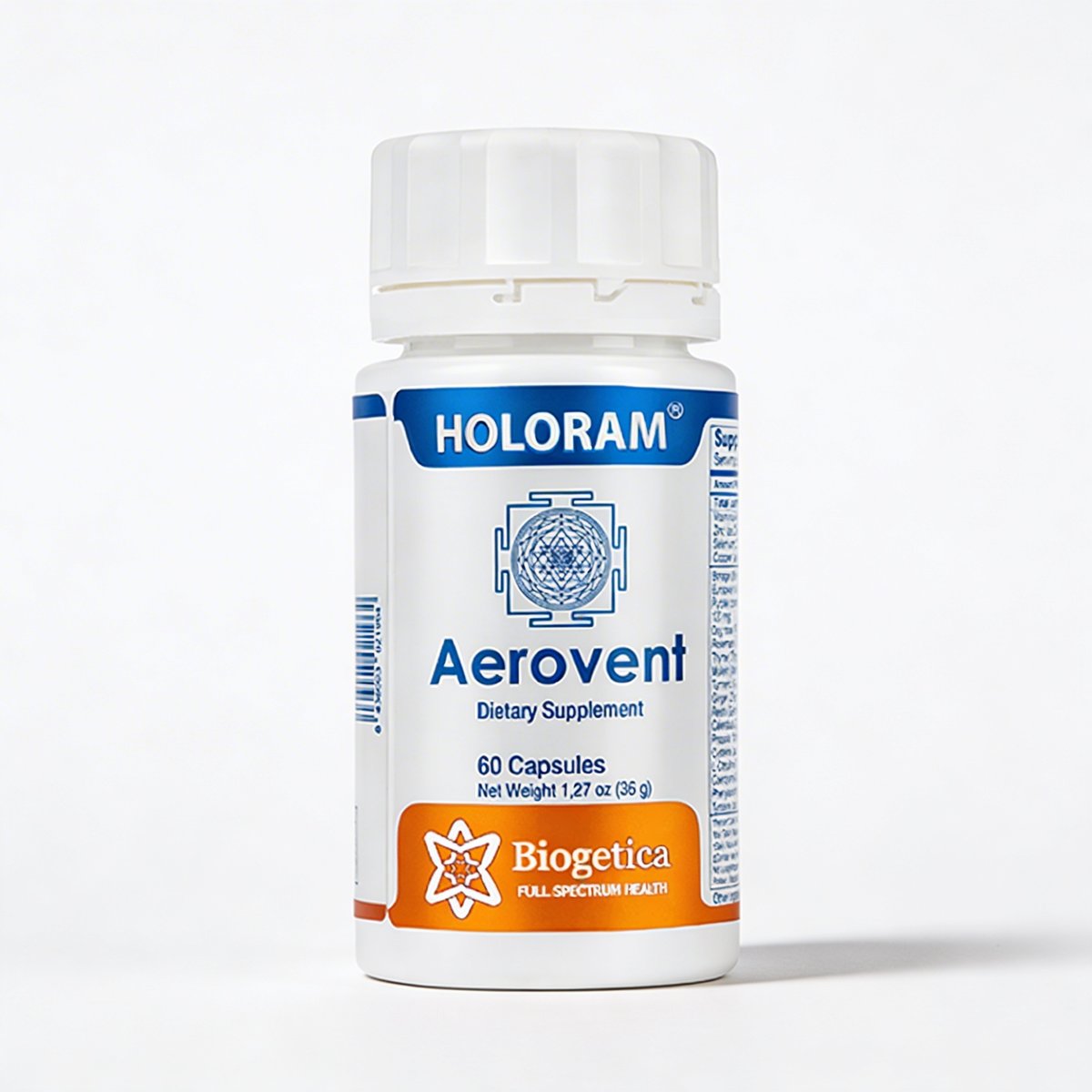Biogetica Holoram Aerovent (Emphysema, COPD, Bronchitis & Asthma)