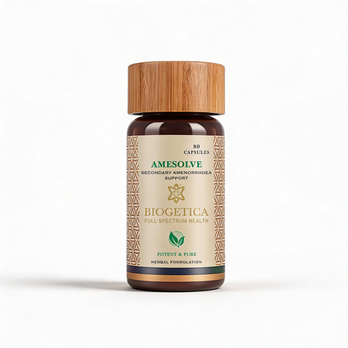 Biogetica  Amesolve - Secondary Amenorrhoea Support - 80 capsules