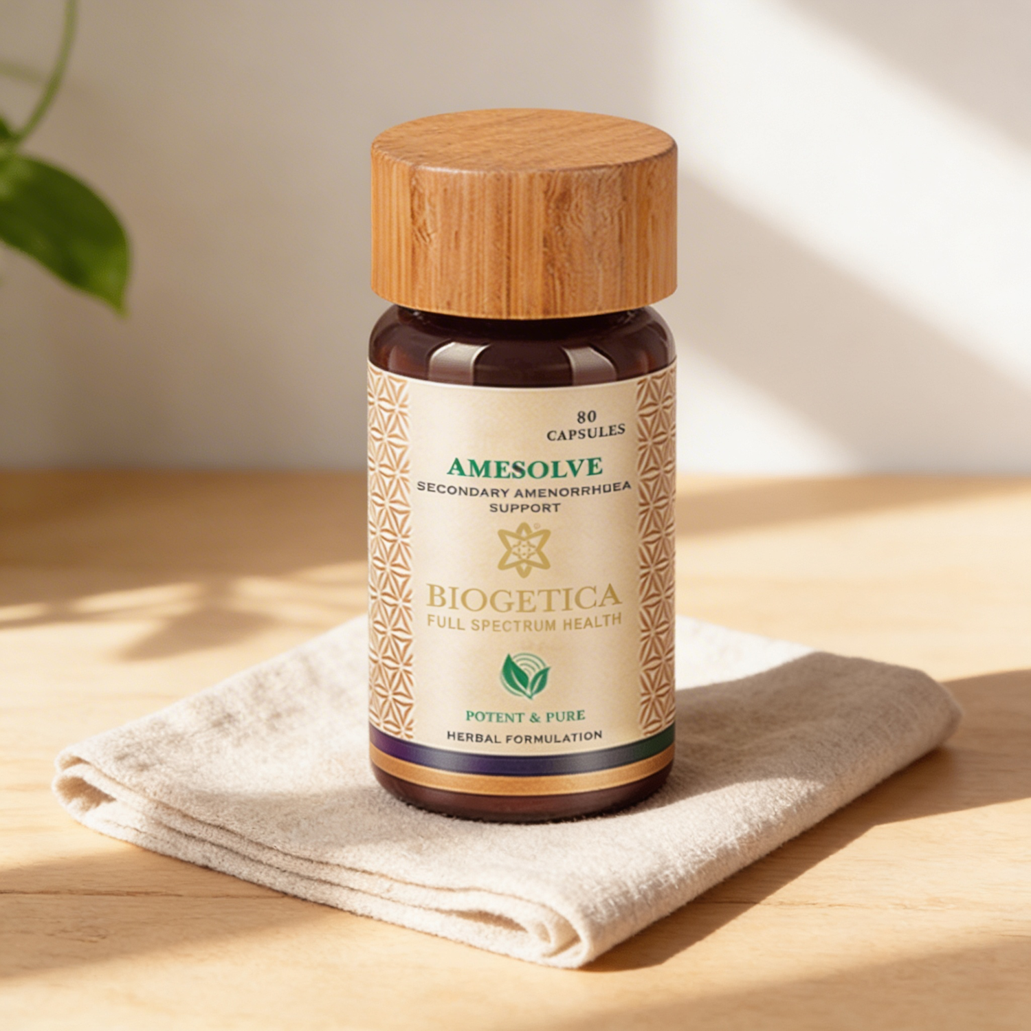 Biogetica  Amesolve - Secondary Amenorrhoea Support - 80 capsules