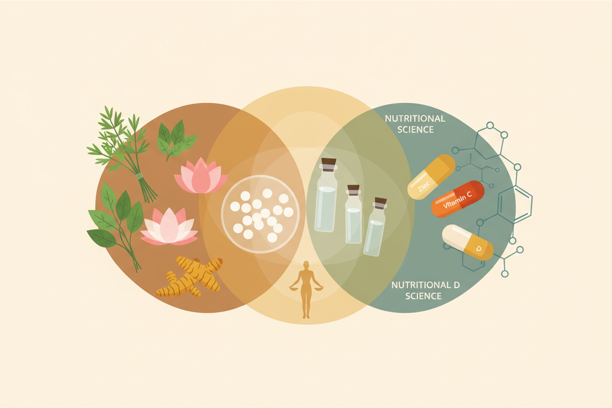 Multi-Dimensional Wellness Framework Illustration