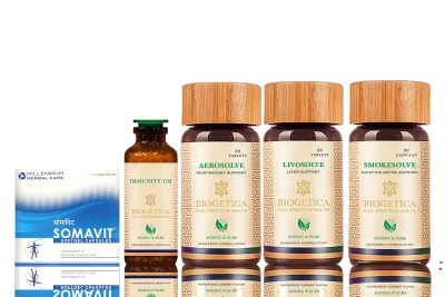 Core immunity boost kit with lung health and Smokesolve formula